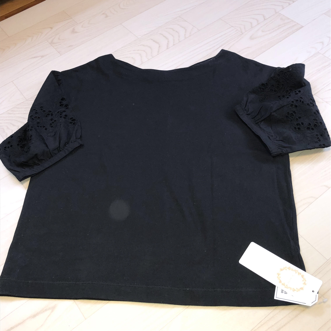 Techichi(テチチ)の新品テチチ黒トップス レディースのトップス(Tシャツ(半袖/袖なし))の商品写真