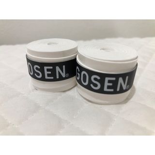 ゴーセン(GOSEN)のGOSEN グリップテープ 2個★迅速発送 白色 ゴーセン マイバチ✳︎色変更可(その他)