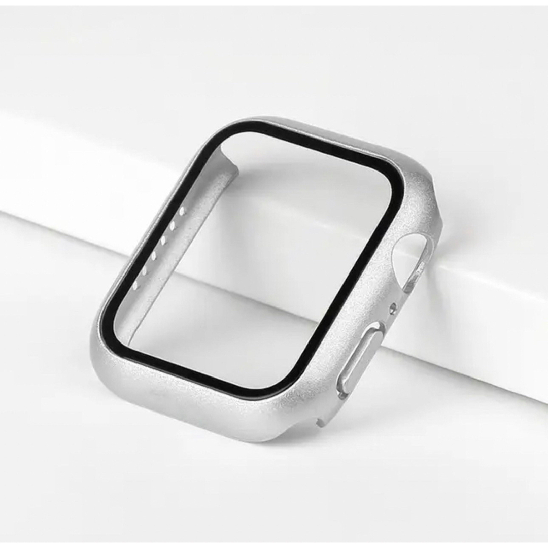 Apple Watch(アップルウォッチ)のAppleWatch カバー アップルウォッチケース 全シリーズ38㎜ シルバー スマホ/家電/カメラのスマホアクセサリー(モバイルケース/カバー)の商品写真