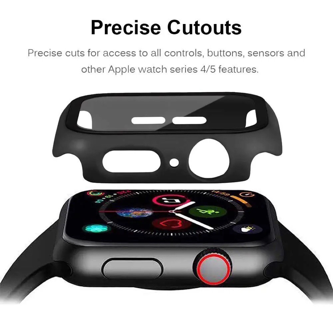 Apple Watch(アップルウォッチ)のAppleWatch カバー アップルウォッチケース 全シリーズ40㎜ シルバー スマホ/家電/カメラのスマホアクセサリー(モバイルケース/カバー)の商品写真