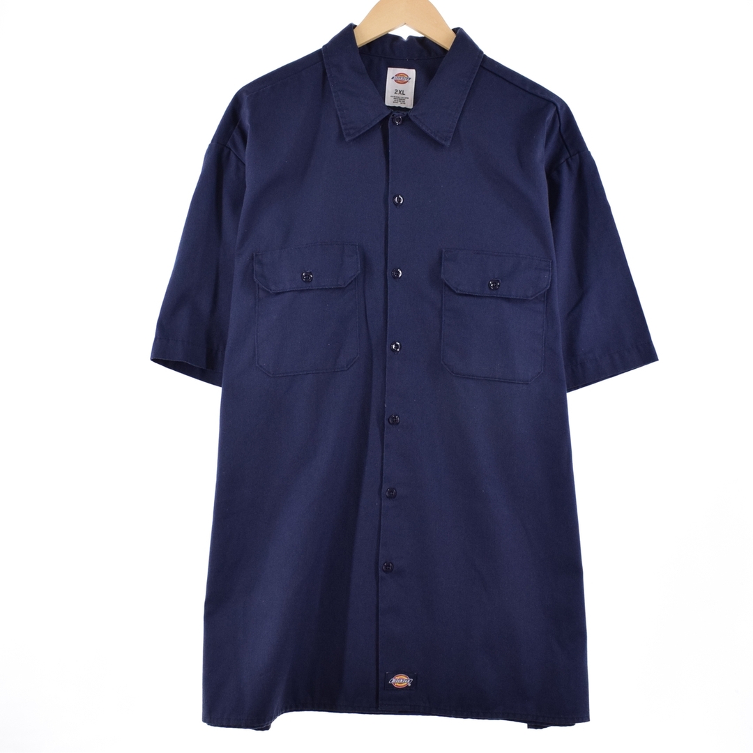 Dickies(ディッキーズ)の古着 ディッキーズ Dickies 半袖 ワークシャツ メンズXXL /eaa349103 メンズのトップス(シャツ)の商品写真