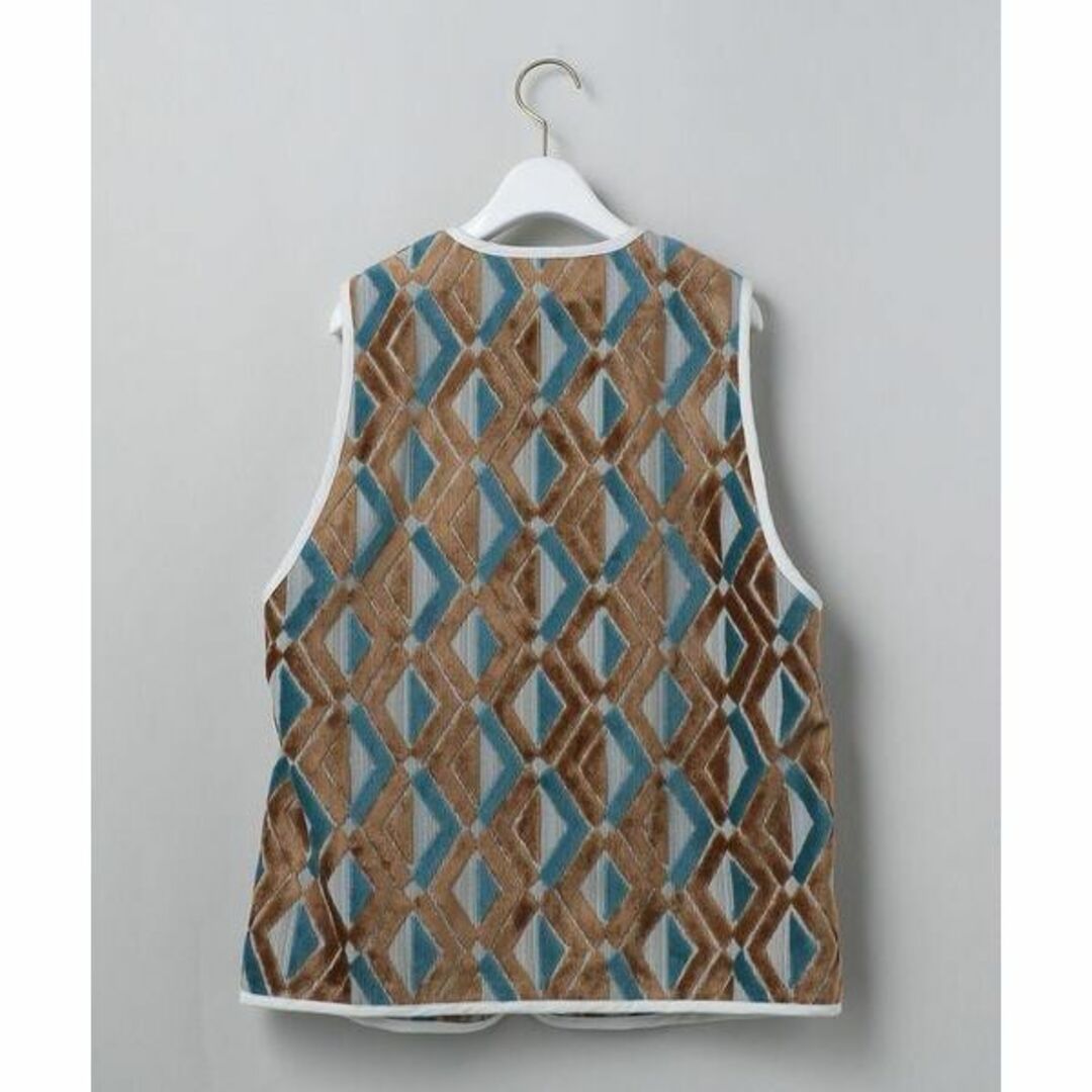 <6(ROKU)>DIAMOND MOTIF CUT PILE VEST/ベスト <6(ROKU)>DIAMOND MOTIF CUT PILE VEST/ベスト