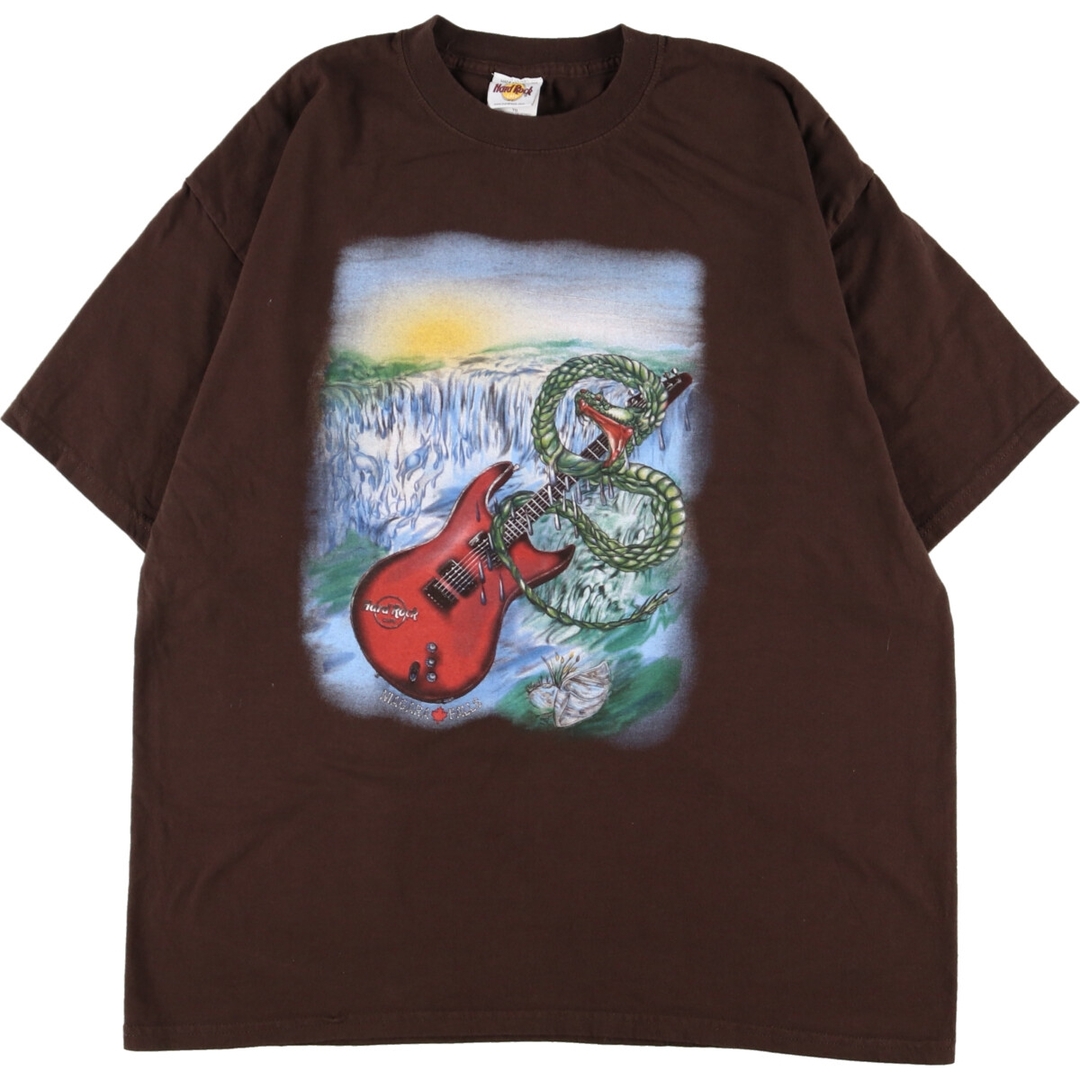 ハードロックカフェ HARD ROCK CAFE MIAGARA FALLS アドバタイジングTシャツ メンズXL /eaa347762