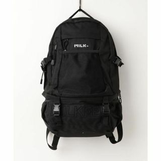 ミルクフェド(MILKFED.)のMILKFED. EMBROIDERY BIG BACKPACK BAR 黒色(リュック/バックパック)