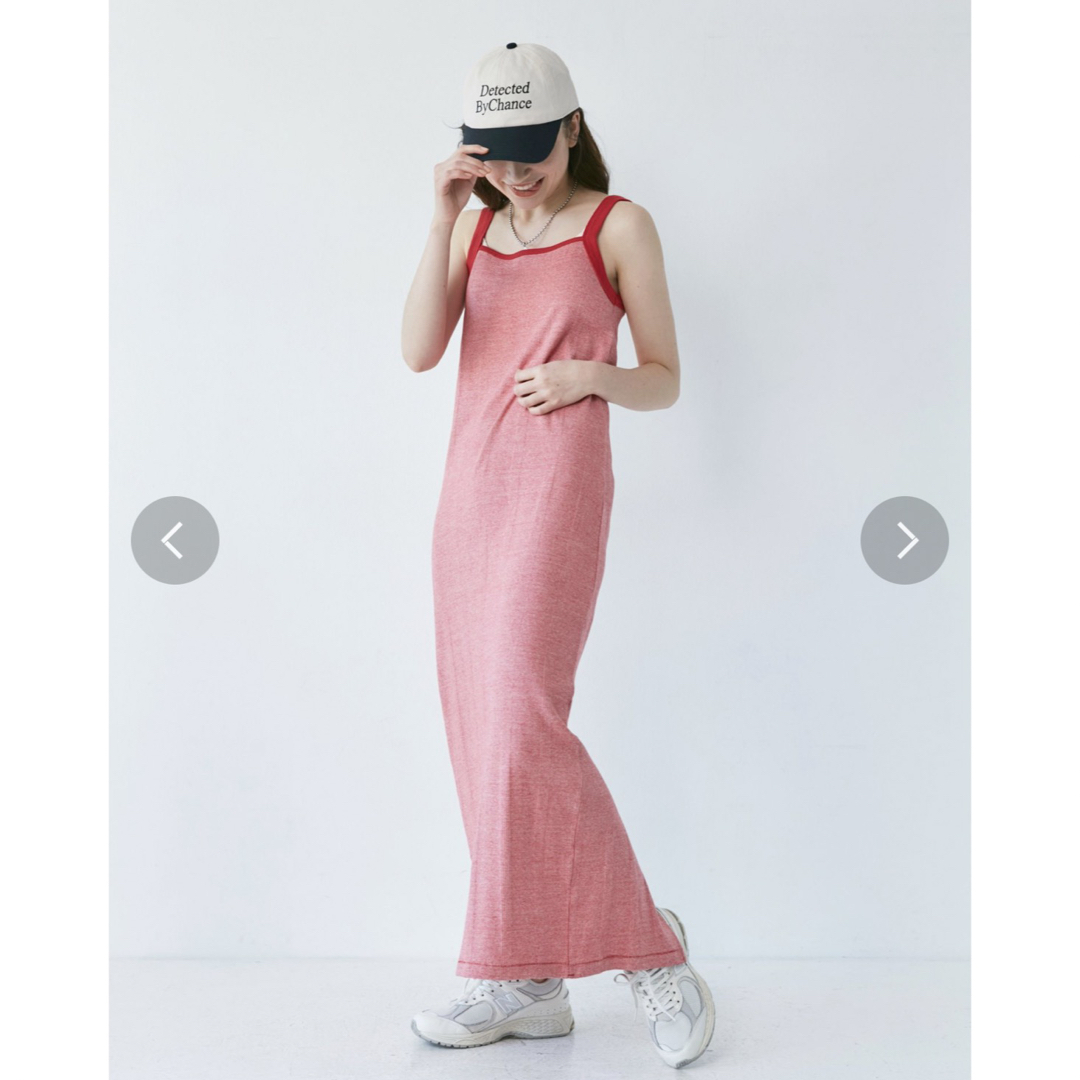 当店だけの限定モデル rurumuキャミワンピース レッド ミニワンピース