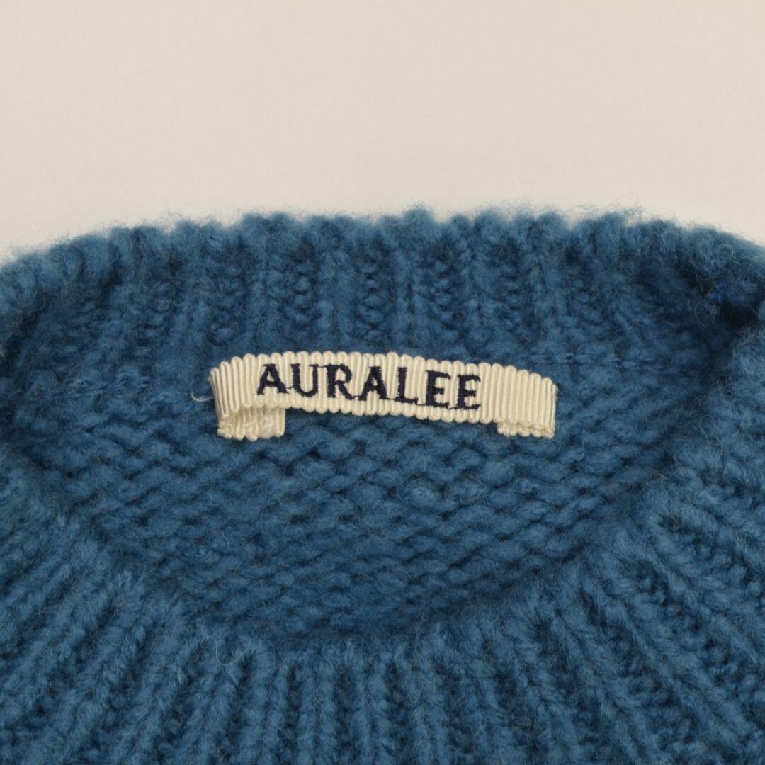 【AURALEE】WOOL BABY CAMEL BRUSHEDYARNKNIT