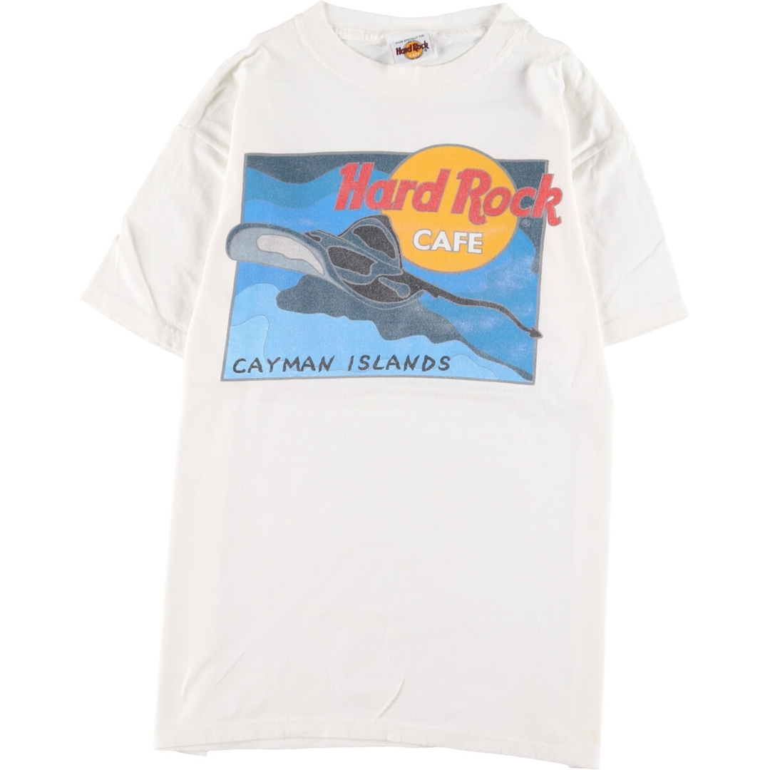 ハードロックカフェ HARD ROCK CAFE CAYMAN ISLANDS アドバタイジングTシャツ メンズL /eaa348966コットン100%色