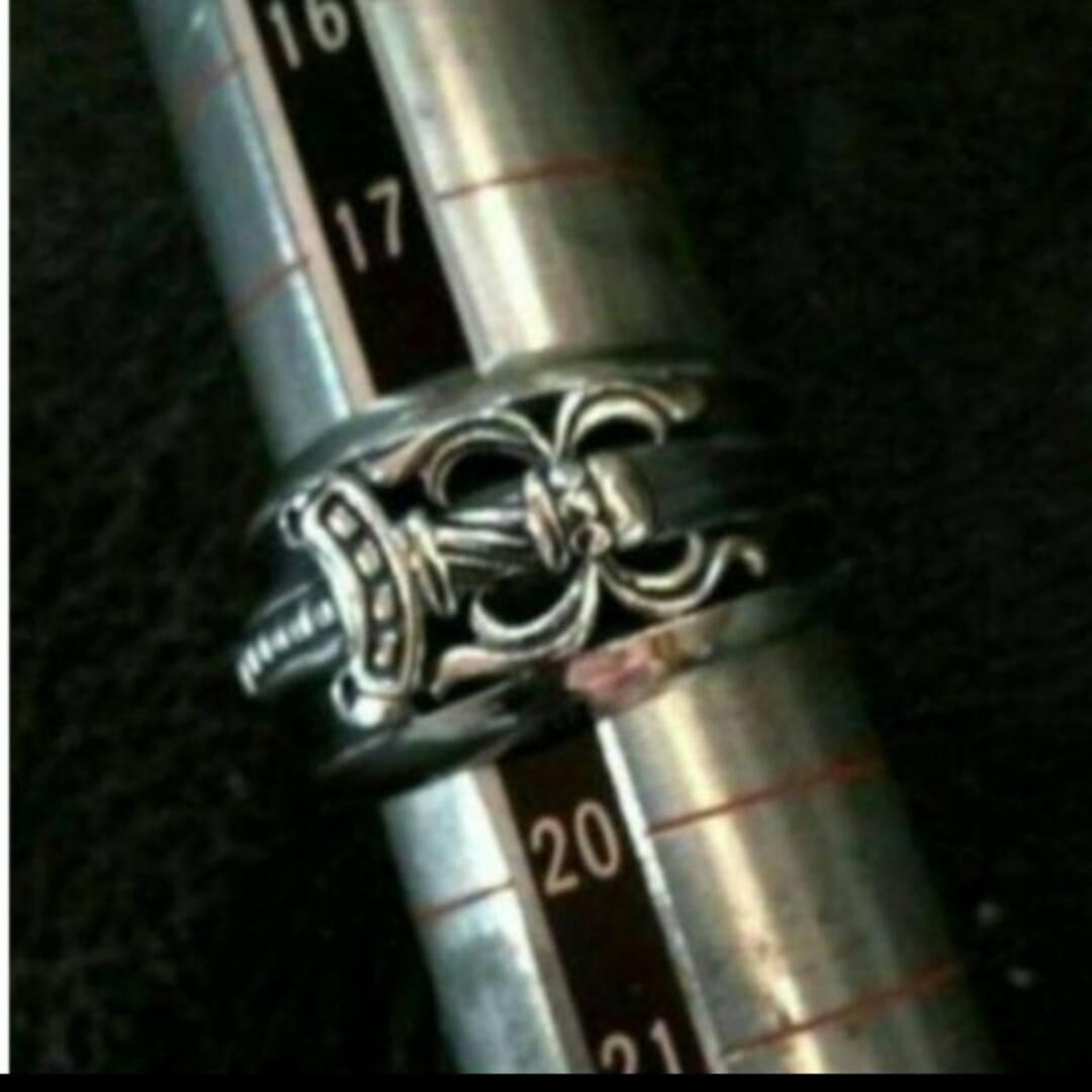 新品　約19号　ダガーリング　silver925 メンズのアクセサリー(リング(指輪))の商品写真