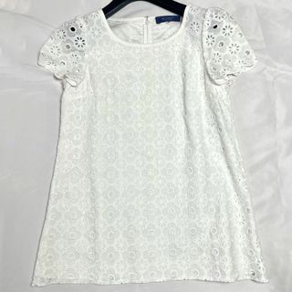 現行タグ❁ エムズグレイシー バックリボン 刺繍 大きいサイズ 42 白