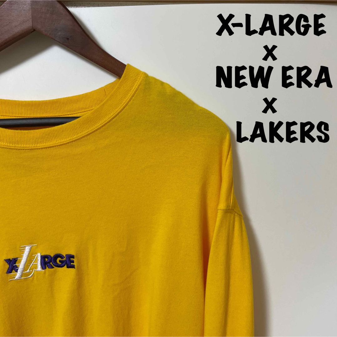 エクストララージ X-LARGE ニューエラ レイカーズ コラボ Tシャツ 人気