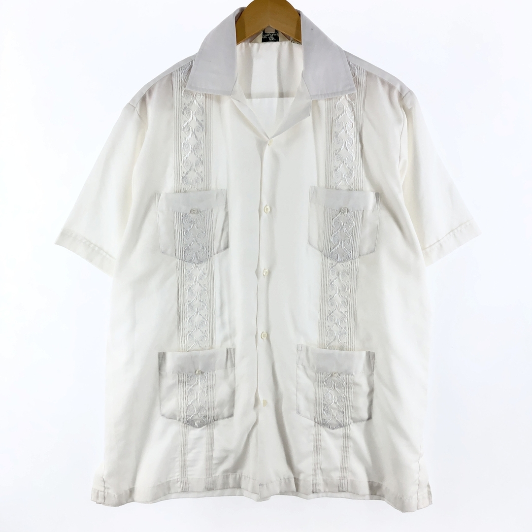 GUAVABERA オープンカラー 半袖 メキシカンシャツ キューバシャツ メンズXL /eaa348909
