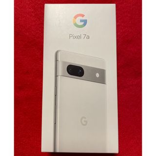 グーグルピクセル(Google Pixel)の【新品　未使用】Google Pixel 7a 128GB ホワイト(スマートフォン本体)