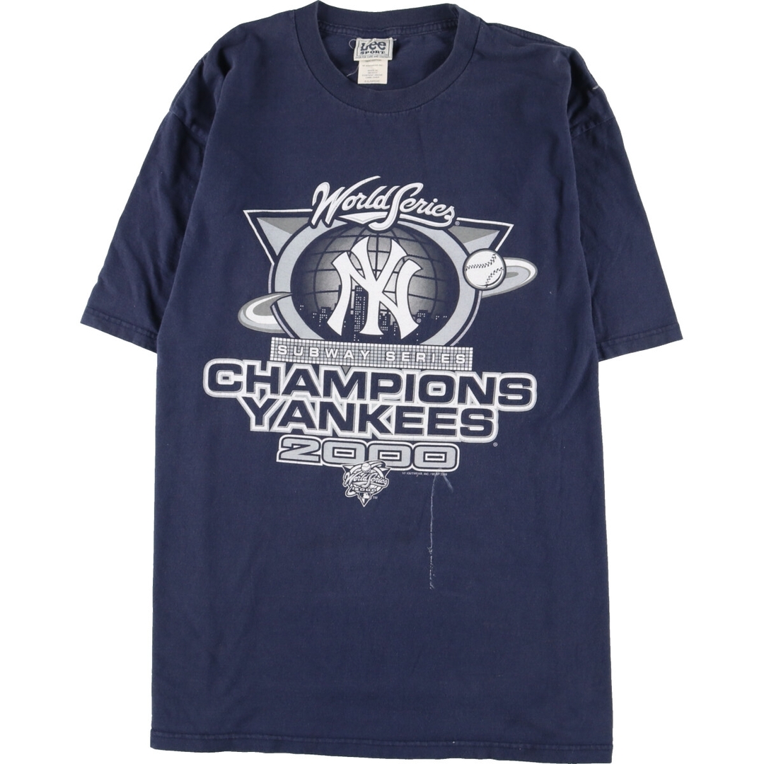 リー Lee MLB NEW YORK YANKEES ニューヨークヤンキース スポーツプリントTシャツ メンズXL /eaa347779