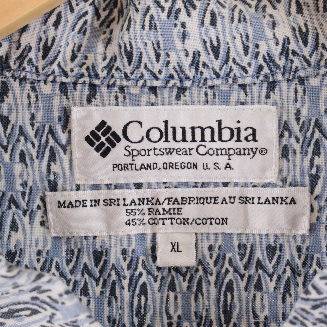 Columbia(コロンビア)の古着 コロンビア Columbia 総柄 半袖シャツ メンズXL /eaa348215 メンズのトップス(シャツ)の商品写真