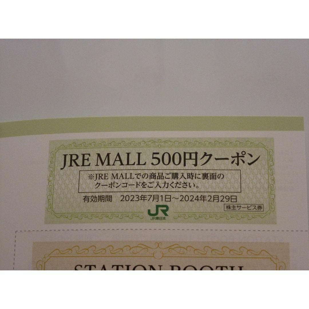 JR(ジェイアール)のJRE MALL 500円クーポン 2024年2月29日まで チケットの優待券/割引券(ショッピング)の商品写真