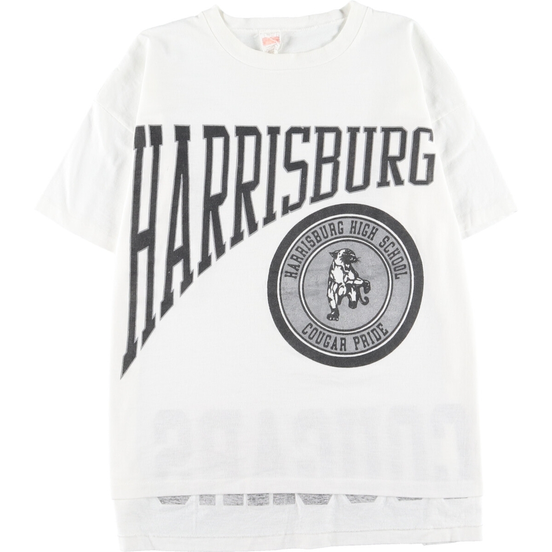 HARRISBURH HIGH SCHOOL ハリスバーグ高等学校 カレッジTシャツ USA製 メンズXL /eaa348934