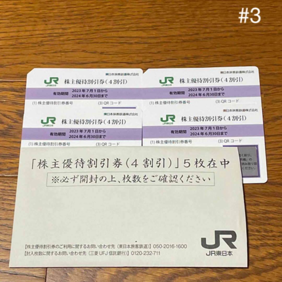 想像を超えての 株主優待券 JR東日本/株主優待券 JR東日本 4枚 優待券 ...