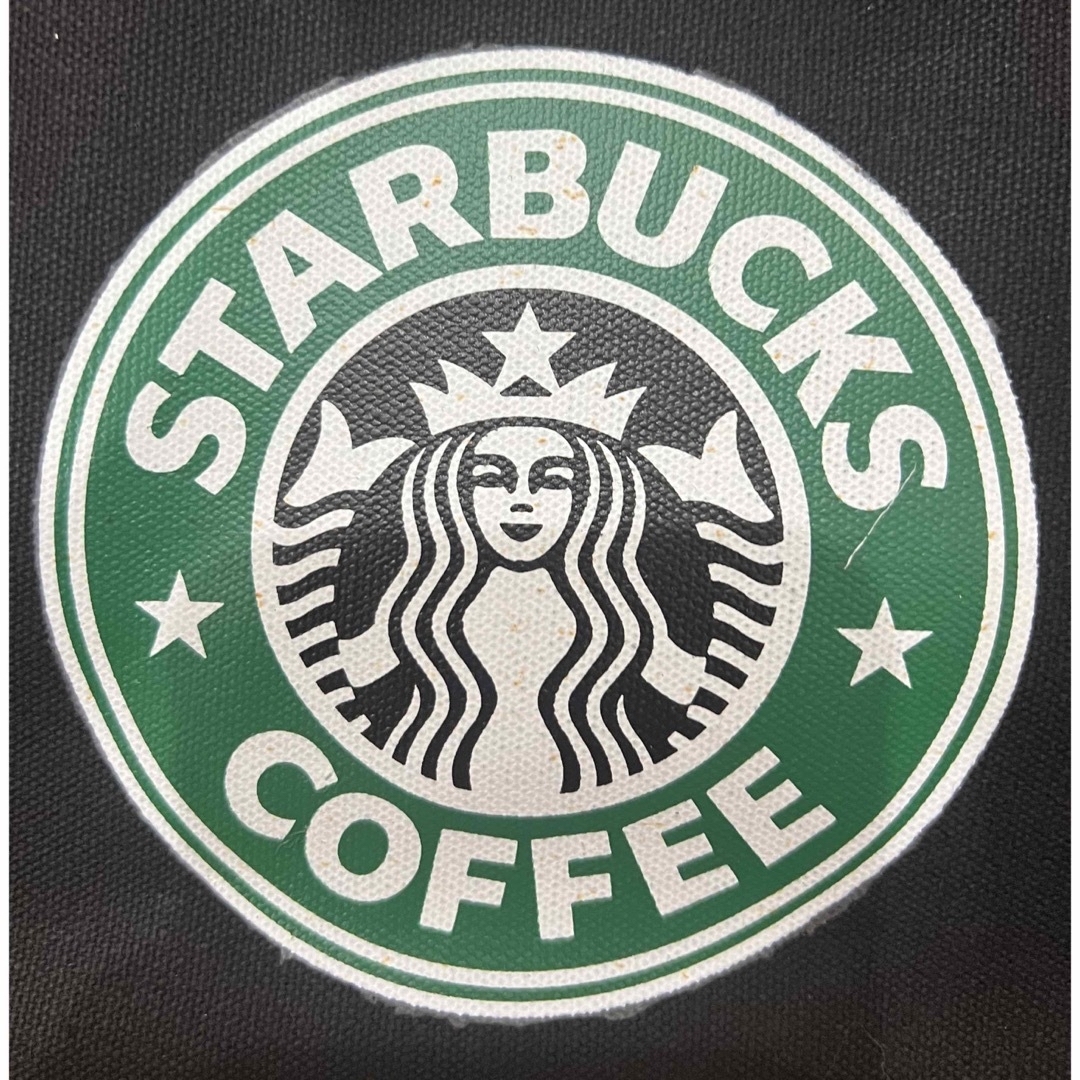 Starbucks(スターバックス)の【スタババッグ 】スターバックス ミニトートバッグ 弁当バッグ 黒　訳あり レディースのバッグ(エコバッグ)の商品写真