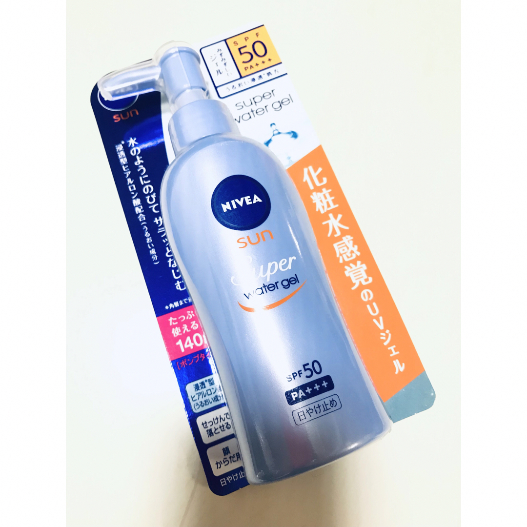 ニベア(ニベア)のニベアサン スーパーウォータージェル SPF50 コスメ/美容のボディケア(日焼け止め/サンオイル)の商品写真