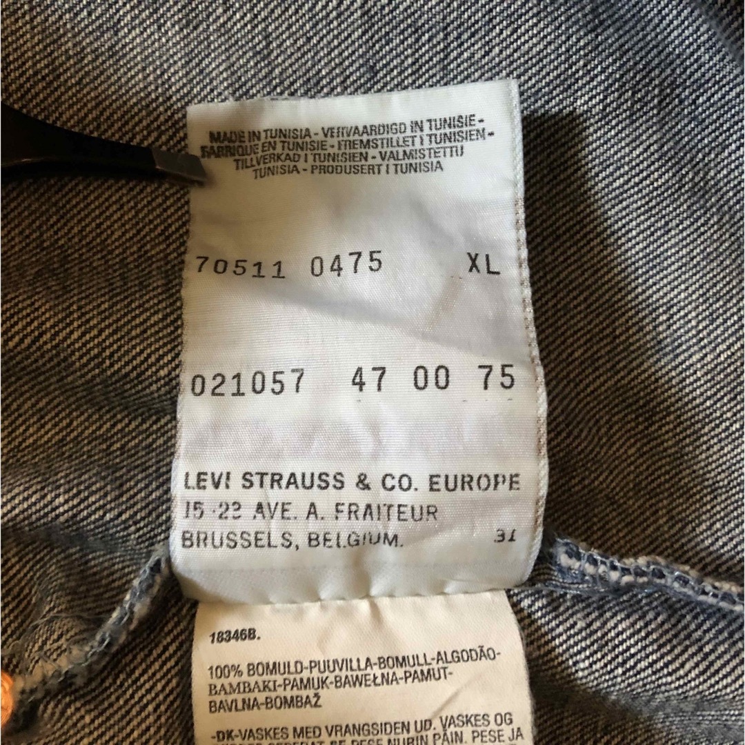 Levi's - ユーロリーバイス 70511-04 デニムジャケット Gジャン 2nd XL