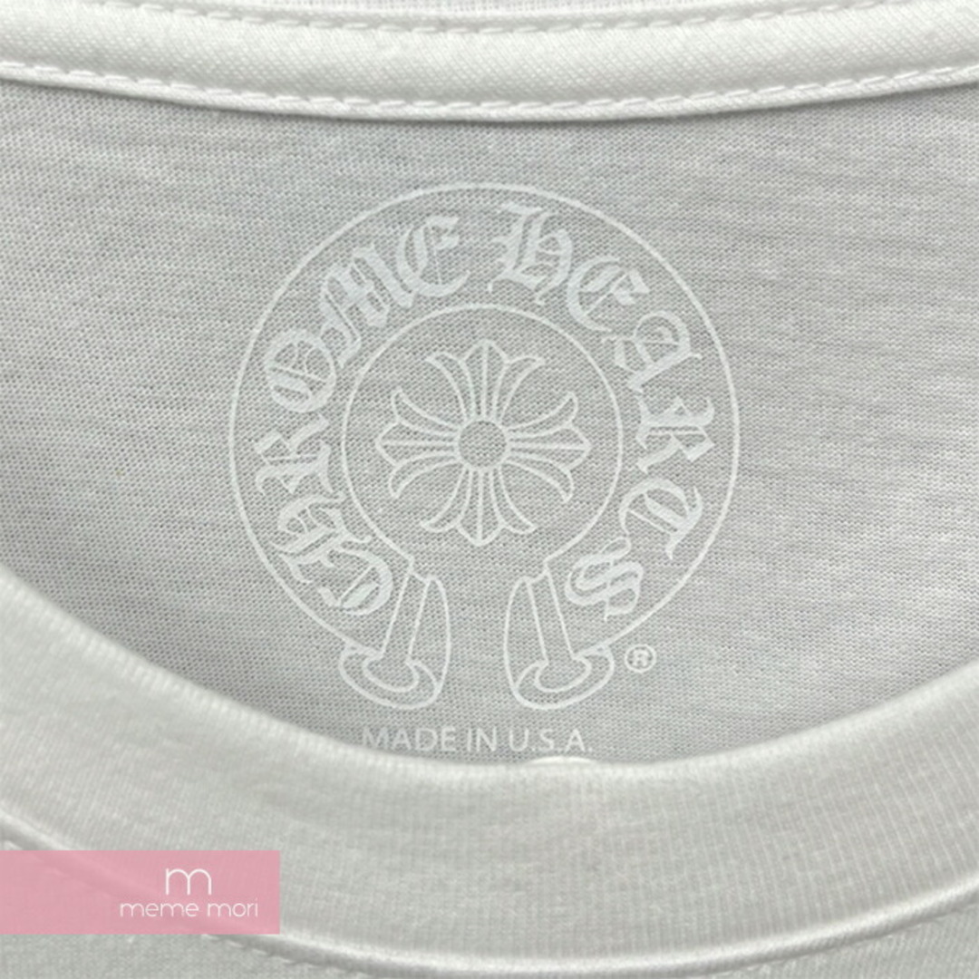 Chrome Hearts(クロムハーツ)のCHROME HEARTS Los Angeles Dagger Print L/S Tee クロムハーツ ロサンゼルスダガープリントロングスリーブTシャツ 長袖カットソー ロンT LA限定 袖フローラルクロスプリント ホワイト×グリーン×レッド サイズXL【230625】【新古品】【me04】 メンズのトップス(Tシャツ/カットソー(半袖/袖なし))の商品写真