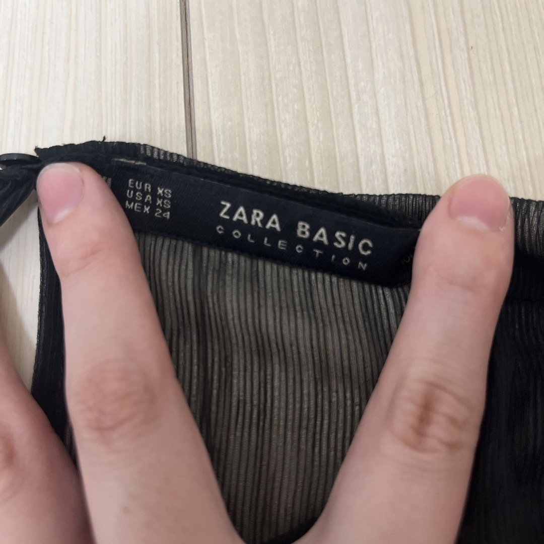 ZARA(ザラ)のZARA BASIC アメリカンスリーブタンクトップ レディースのトップス(タンクトップ)の商品写真