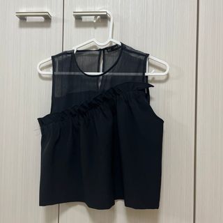 ザラ(ZARA)のZARA BASIC アメリカンスリーブタンクトップ(タンクトップ)