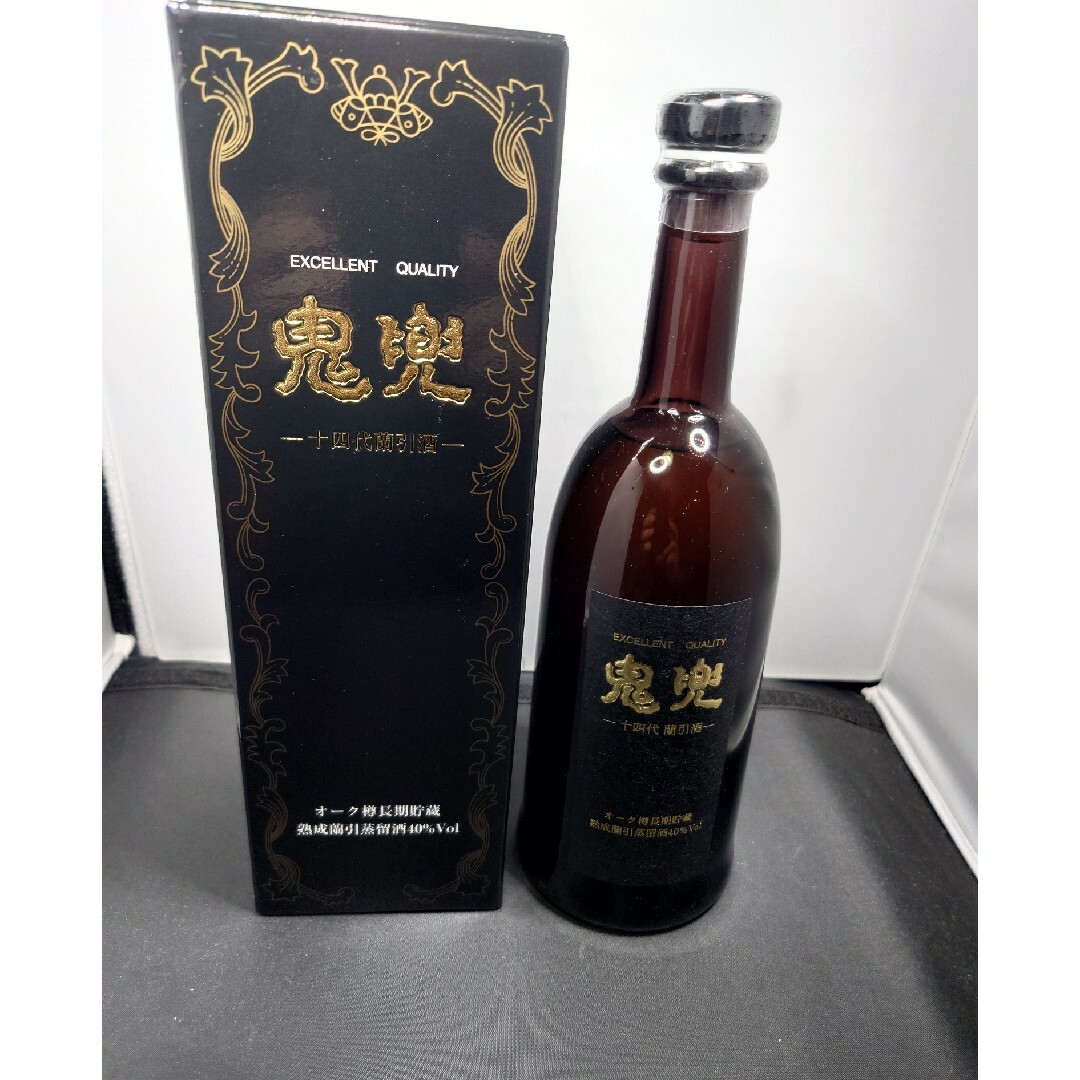 新品·美品■十四代鬼兜■最高級■長期熟成蘭引米焼酎■化粧箱入り■冊子付化粧箱入り