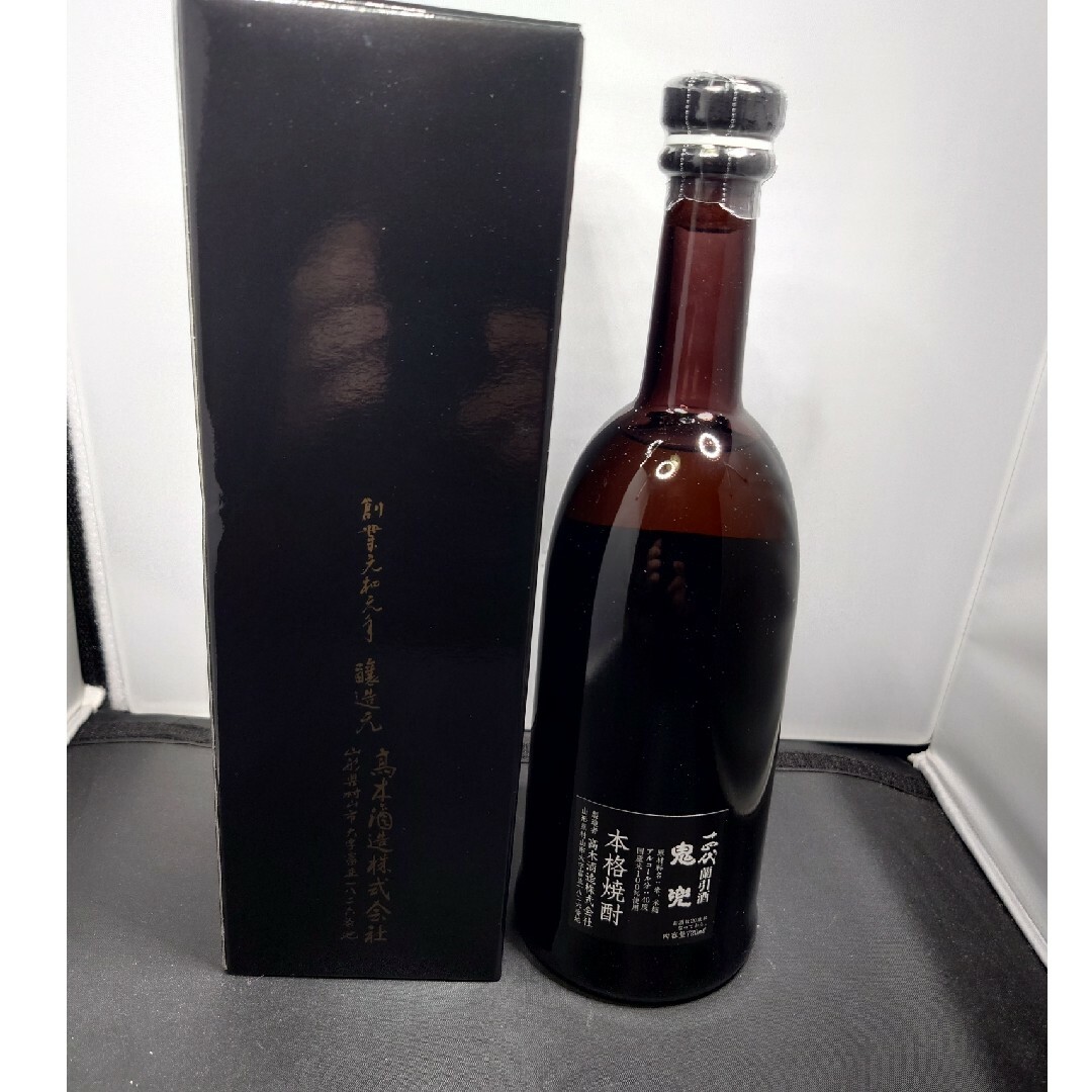 新品·美品■十四代鬼兜■最高級■長期熟成蘭引米焼酎■化粧箱入り■冊子付