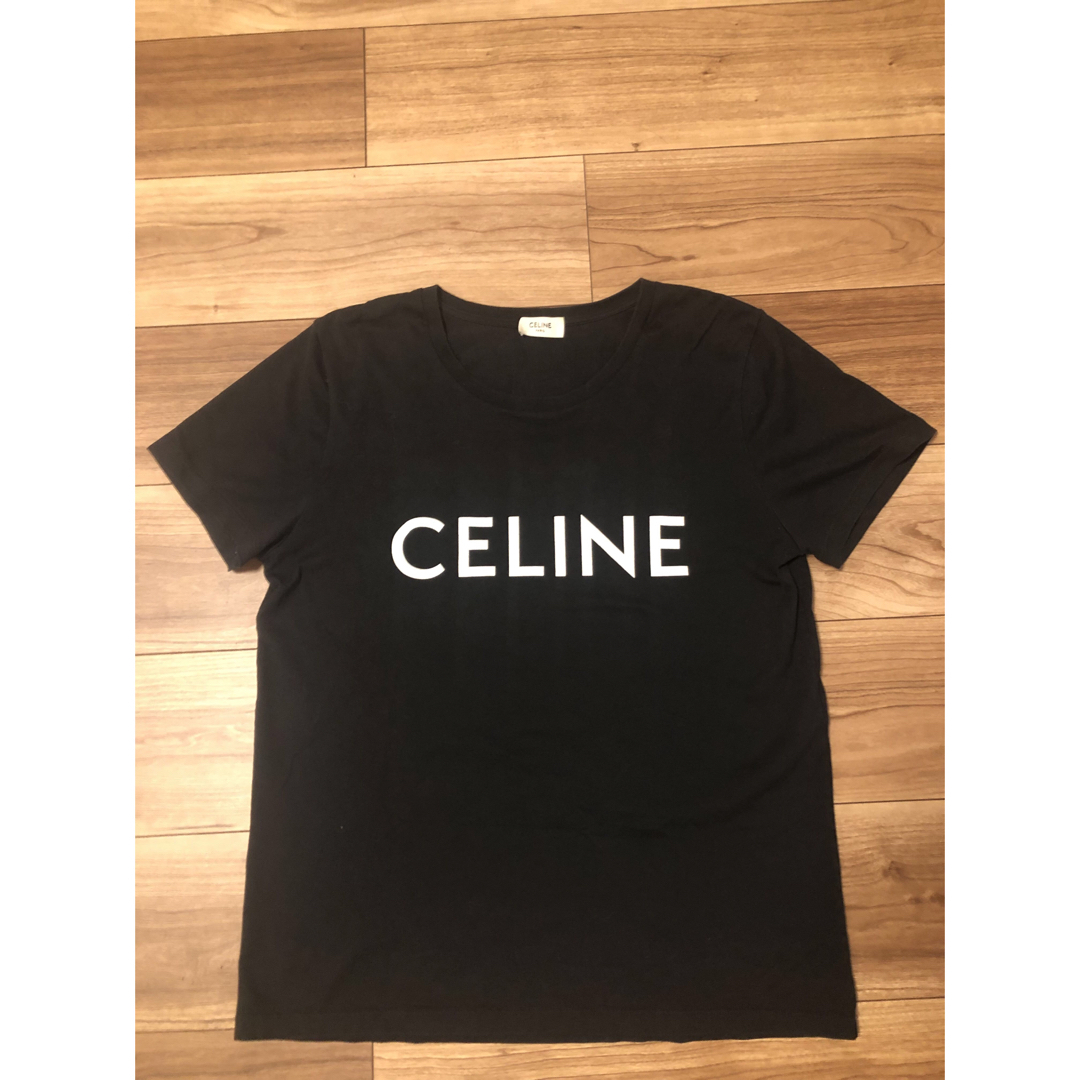celine(セリーヌ)のCELINE ロゴTシャツ　ブラック メンズのトップス(Tシャツ/カットソー(半袖/袖なし))の商品写真