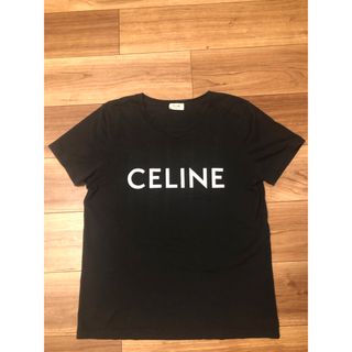 セリーヌ(celine)のCELINE ロゴTシャツ　ブラック(Tシャツ/カットソー(半袖/袖なし))