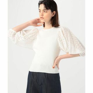 BALLSEY マテリアルコンビ パフスリーブプルオーバー