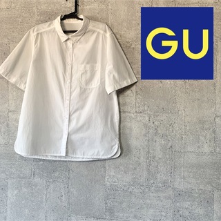 ジーユー(GU)のGUポケット付半袖シャツ(シャツ/ブラウス(半袖/袖なし))