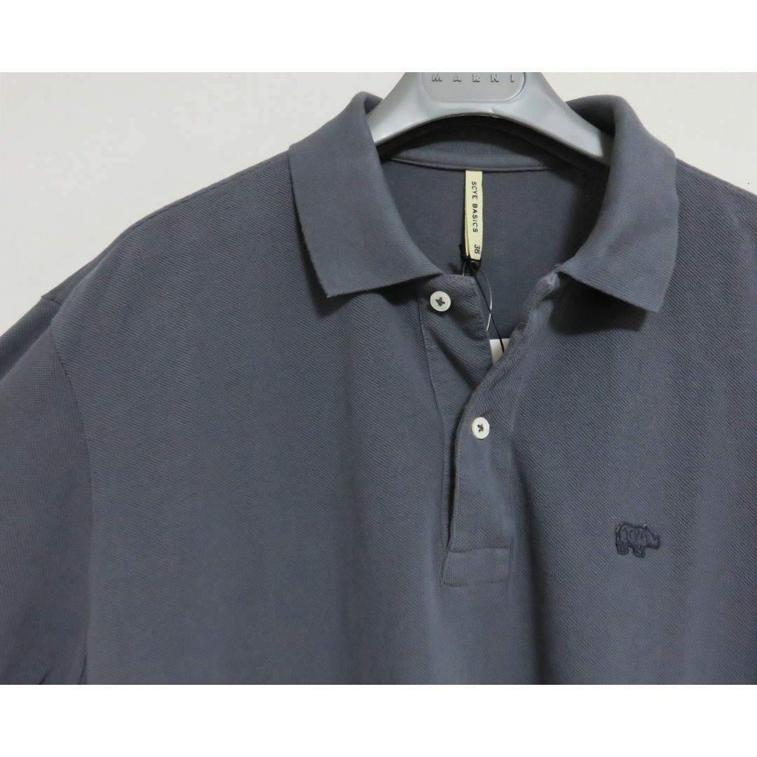 SCYE BASICS(サイベーシックス)のSCYE BASICS Cotton Pique Polo Shirt 38 メンズのトップス(ポロシャツ)の商品写真