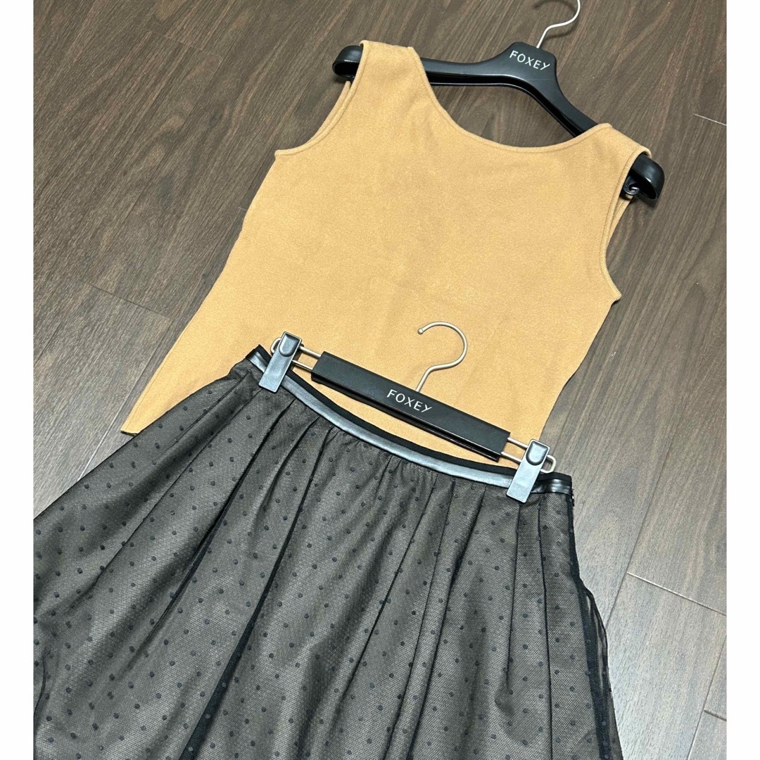 FOXEY(フォクシー)のフォクシー  トップス　KNIT TOP "SUMMER DROP" サイズ38 レディースのトップス(カットソー(半袖/袖なし))の商品写真