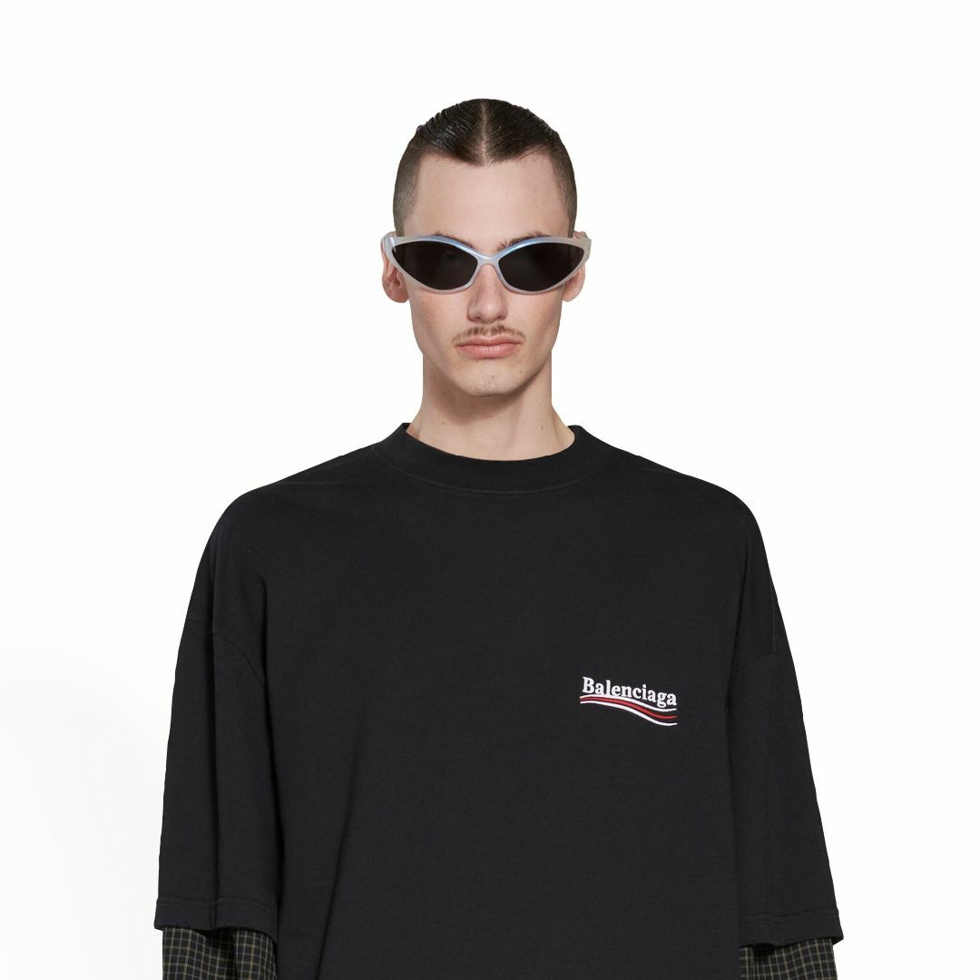 Balenciaga(バレンシアガ)の新品 BALENCIAGA POLITICAL CAMPAIGN レイヤード 3 メンズのトップス(Tシャツ/カットソー(七分/長袖))の商品写真