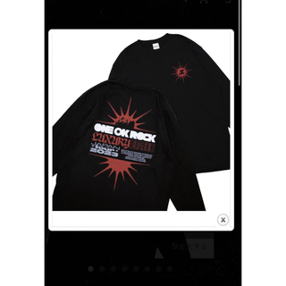 ワンオクロック(ONE OK ROCK)のセールス品　ワンオク　ロングスリーブTシャツ(Tシャツ/カットソー(半袖/袖なし))