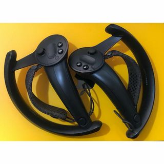 美品 Steam Valve Index コントローラー 左右セット ケーブル付(PC周辺機器)