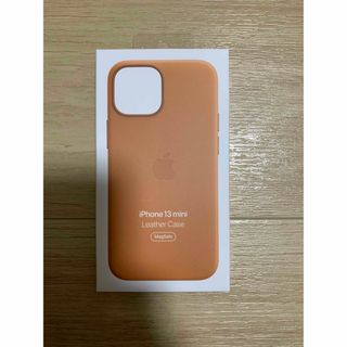 アップル(Apple)のiPhone13 mini レザーケース/ゴールデンブラウン(iPhoneケース)