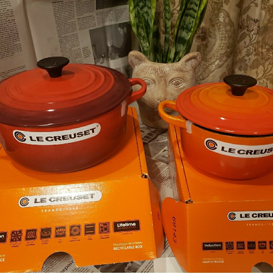 LE CREUSET - ル・クルーゼ 鍋 ２０cmと１６cm by うめ's shop ｜ルクルーゼならラクマ