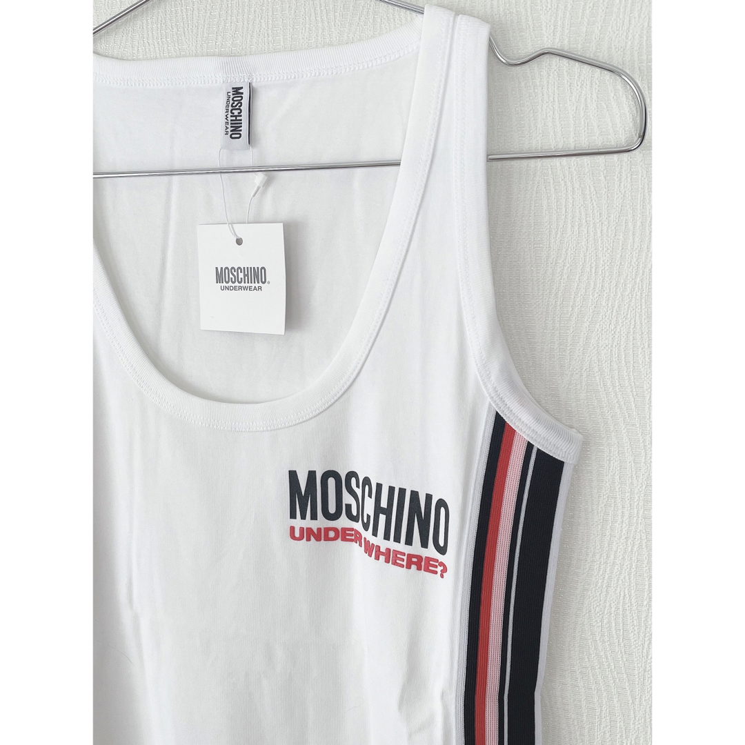 【新品】MOSCHINO モスキーノ  ロゴ  タンクトップ XS 1