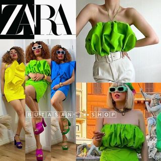 ザラ(ZARA)の限定品 ♡ レア  ZARA 上下セット販売 可愛い ♡ かぼちゃ バルーン(ミニワンピース)