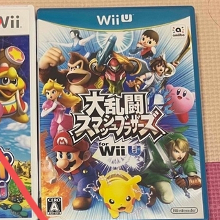 ウィーユー(Wii U)のWii マリオ　スマブラ　WiiU(家庭用ゲームソフト)