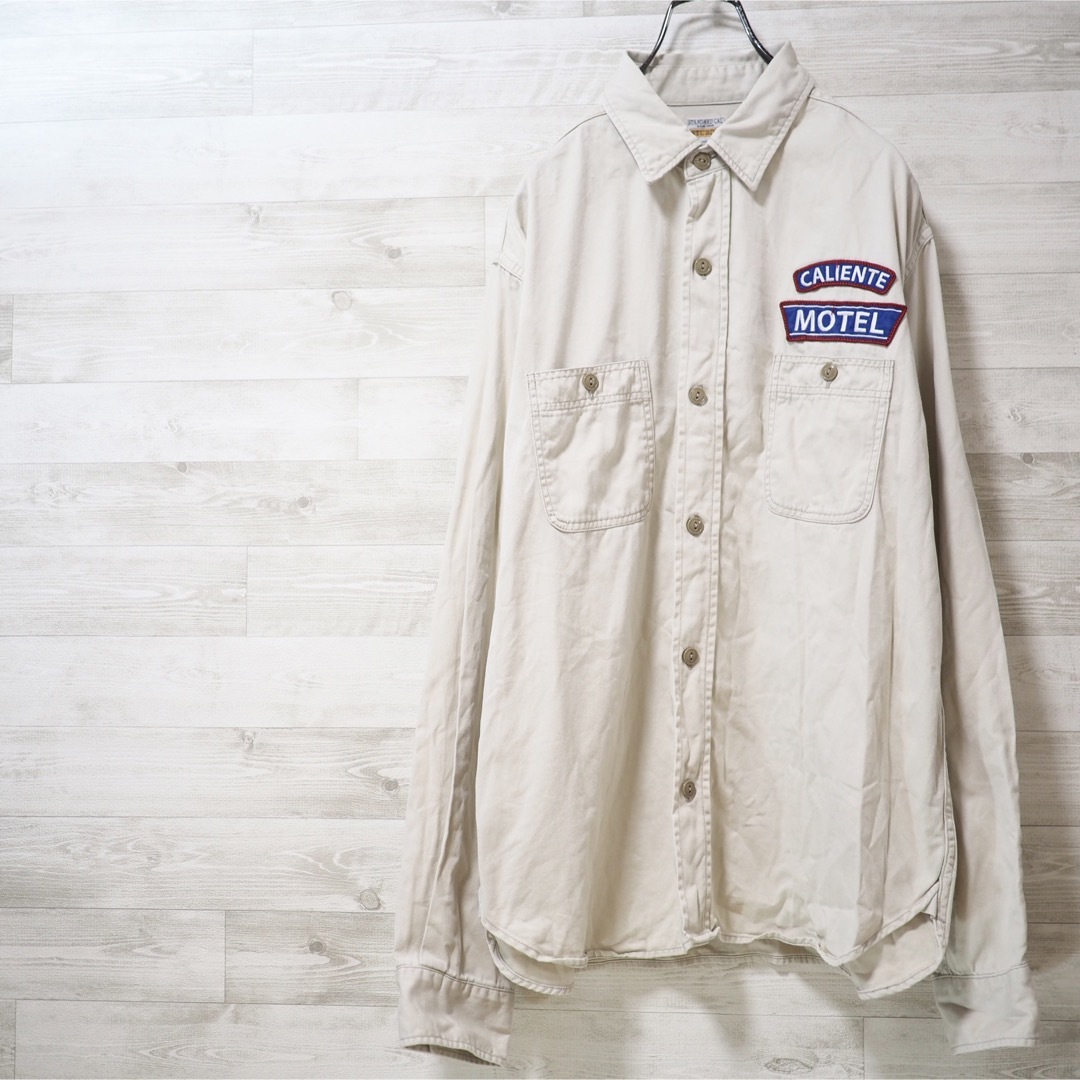 39ｓ70S.CALIFORNIA Caliente Motel Work Shirt