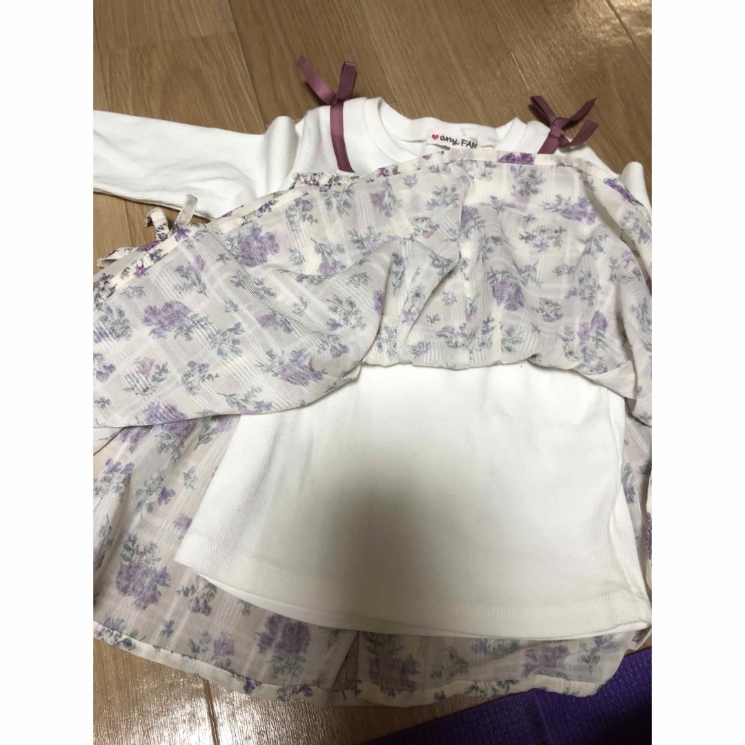 anyFAM(エニィファム)のany fam  2点セット　110㎝ キッズ/ベビー/マタニティのキッズ服女の子用(90cm~)(Tシャツ/カットソー)の商品写真