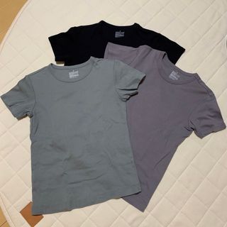 ムジルシリョウヒン(MUJI (無印良品))のコンパクトTシャツ　３枚セット(Tシャツ(半袖/袖なし))