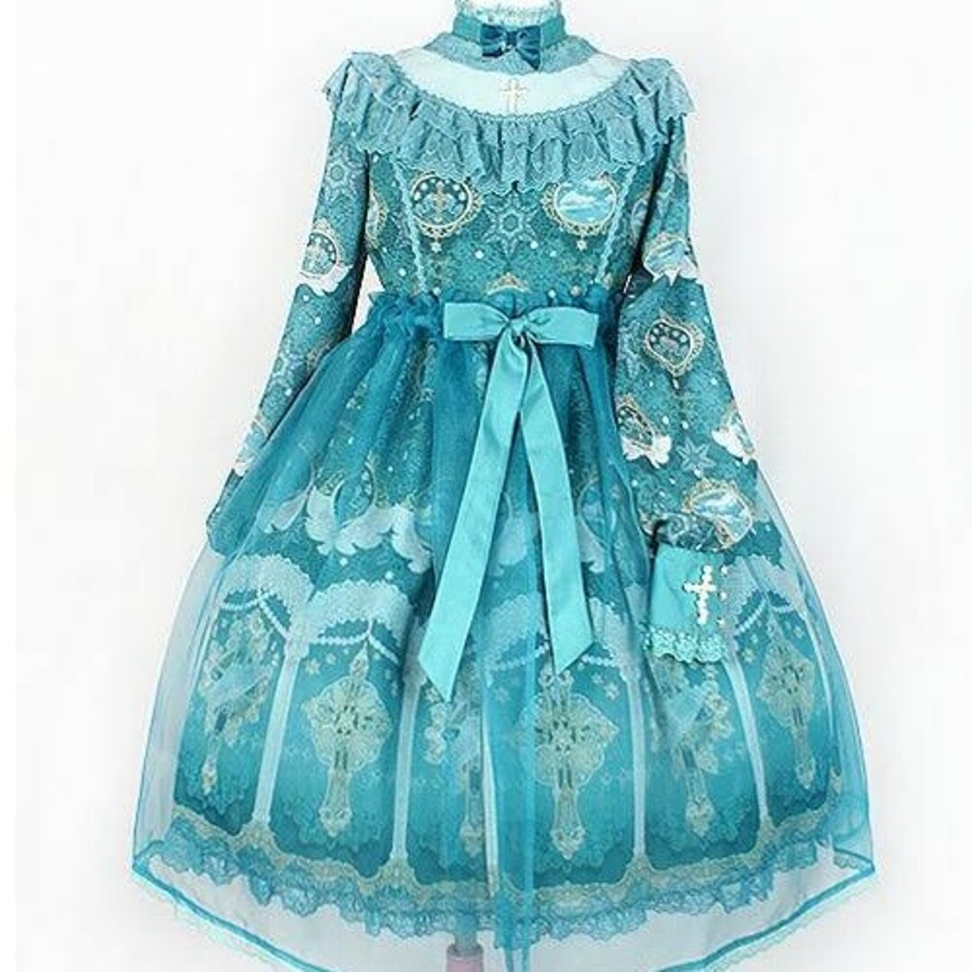 Angelic Pretty(アンジェリックプリティー)のAngelic Pretty♡アンジェリックプリティ♡ジャンパースカート♡ワンピ レディースのワンピース(ミニワンピース)の商品写真