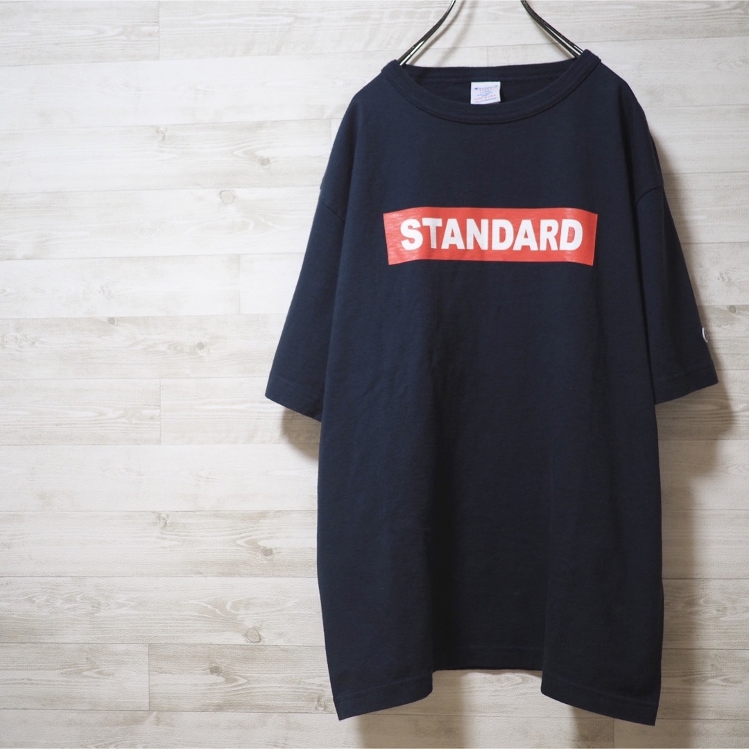 STANDARD CALIFORNIA(スタンダードカリフォルニア)のS.CALIFORNIA×CHAMPION T1011 コラボT -Navy/L メンズのトップス(Tシャツ/カットソー(半袖/袖なし))の商品写真