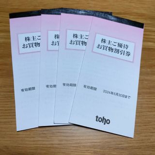 トーホー　株主優待　20000円分(ショッピング)