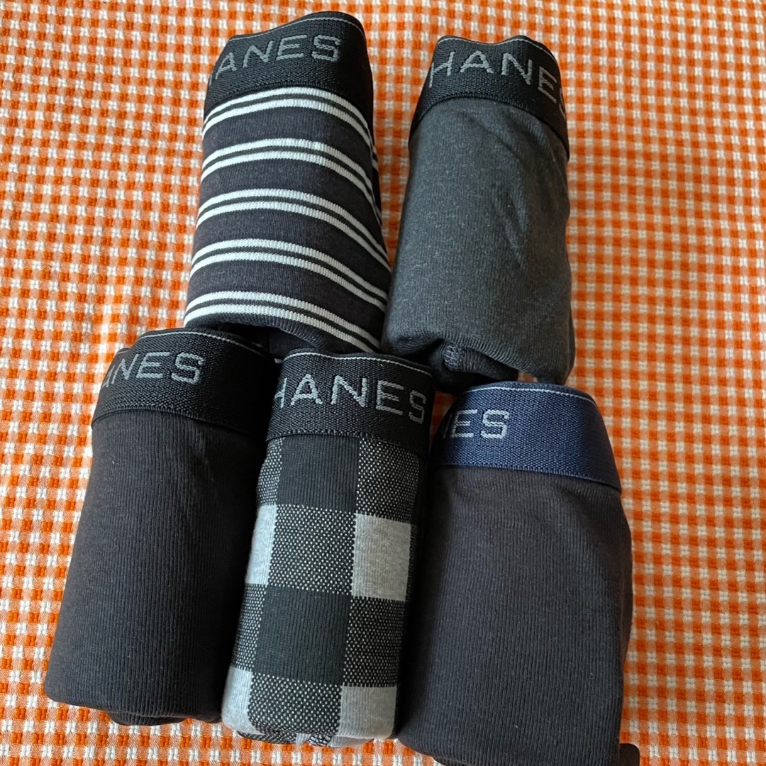 Hanes(ヘインズ)のHanes ヘインズボクサーブリーフMサイズ×5枚セット② メンズのアンダーウェア(ボクサーパンツ)の商品写真